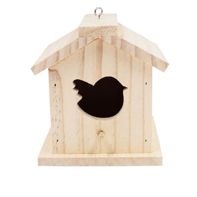 Buildable wooden birdhouse kit