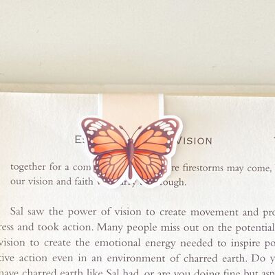 Butterfly Magnetic Bookmark | Cute Spring Stationery | Page Marker