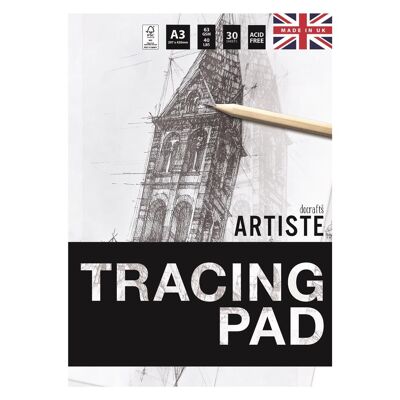 A3 Tracing Paper Pad 63gsm 30 Sheets