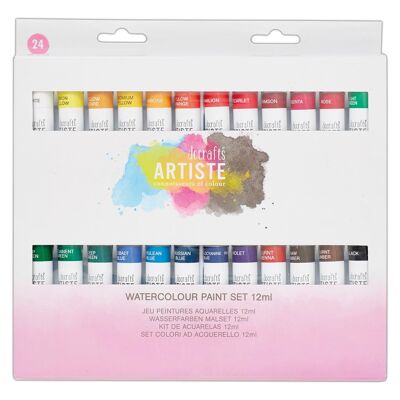 Watercolour Paint Set 12ml (24pk)