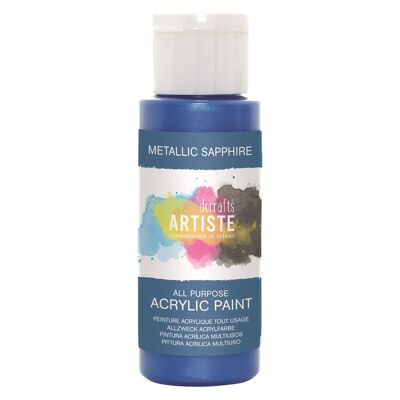 Artiste Acrylic 2Oz Metallic Sapphire