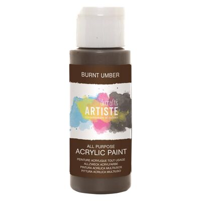 Artiste Acrylic 2Oz - Burnt Umber