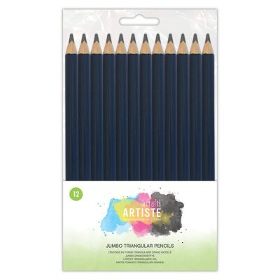 Jumbo Triangular HB Pencil Pack 12