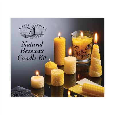 Natural Beeswax Candle Kit