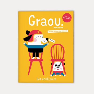 Magazine Graou 3 - 7 years old, issue Les Contraries