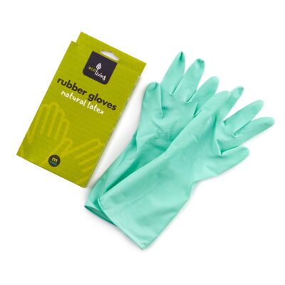 Guantes de caucho de látex natural - Medianos