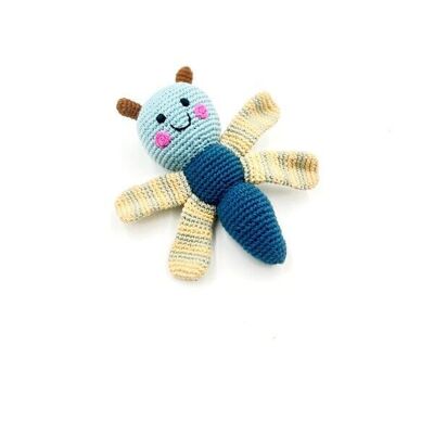 Baby Toy Dragonfly rattle – petrol