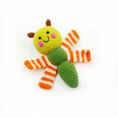 Sonajero Baby Toy Dragonfly-caqui