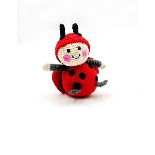 Baby Toy Lady bird rattle-red