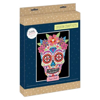 Simply Make Sequin Craft Kit - Sugar Skull