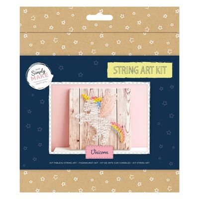 Simply Make String Art Kit - Unicorn