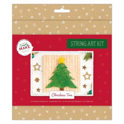 Simply Make String Art Kit - Christmas Tree