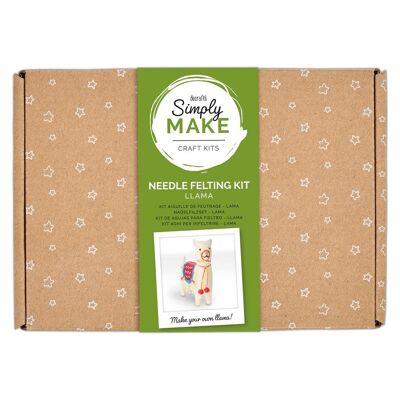 Needle Felting Kit - Simply Make - Llama