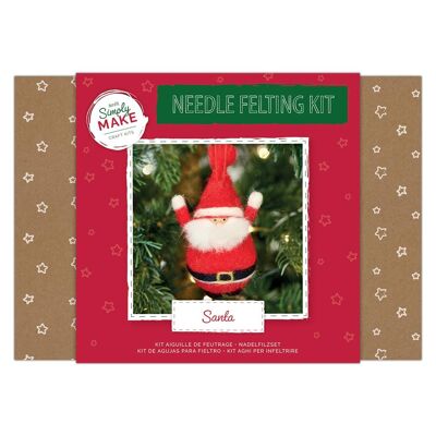Needle Felting Kit - Simply Make - Santa