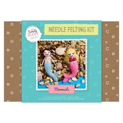 Needle Felting Kit - Simply Make - Mermaids