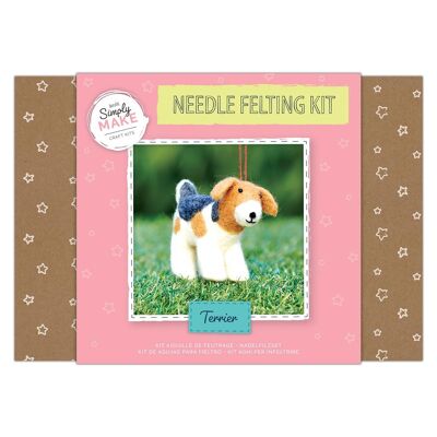 Needle Felting Kit - Simply Make - Terrier