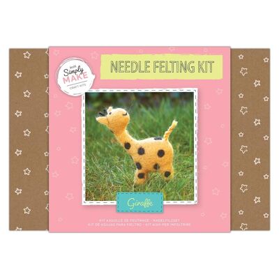 Needle Felting Kit - Simply Make - Giraffe