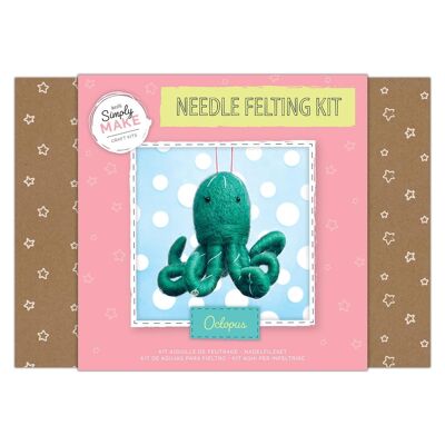 Needle Felting Kit - Simply Make - Octopus