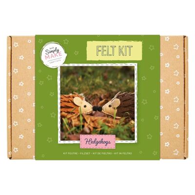 Simply Make Felt Hedgehogs Kit