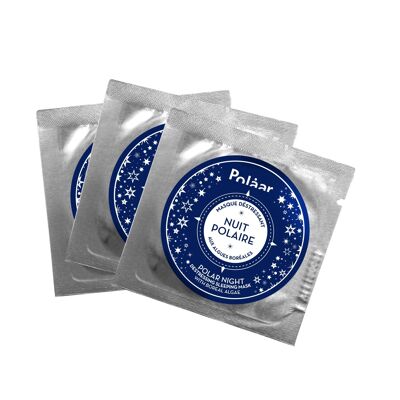 Bag of 26 samples polar night de-stressing mask with boreal algae