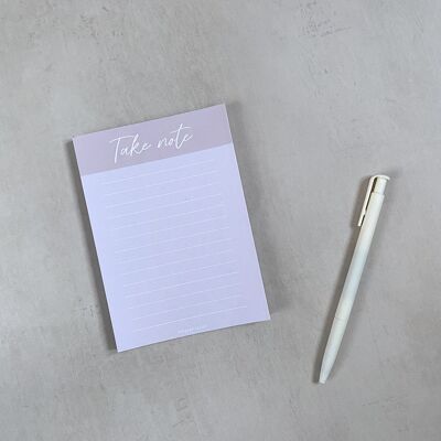 Take Note Notepad - Pink