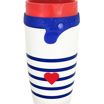Insulated mug made in France TWIZZ 350ml Marcel Love
