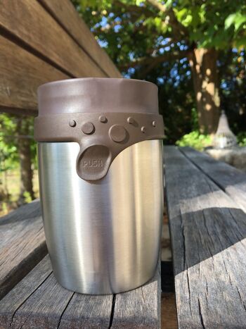 Mug isotherme made in France Steel TWIZZ 200ml Cappuccino 5