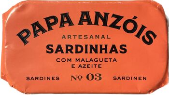 Conserve de sardines "Papa Anzois" à l'huile d'olive et au piment 3