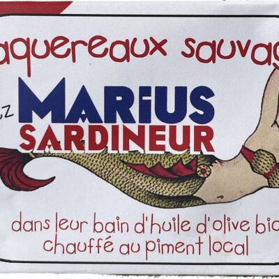 Canned “Marius” mackerel with olive oil and piri-piri pepper