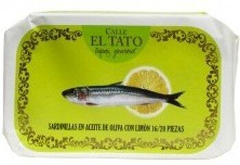 Conserve de petites sardines à l'huile d’olive et citron 2