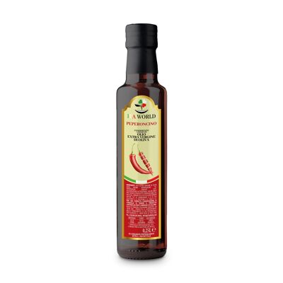 Olio extra vergine di oliva e peperoncino