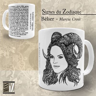 Taza ASTRO - Signo Aries - Marcia Cross
