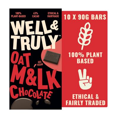 Well&Truly Oat M&LK Chocolate (Case of 10)