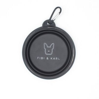 Collapsible Dog Bowl - Black