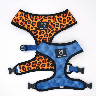 2-in-1 Go Wild Or Go Blue Dog Harness