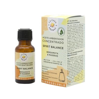 Aceite Ambientador Concentrado Hidrosoluble Spirit Balance 15 ml