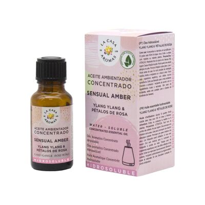 Aceite Ambientador Concentrado Hidrosoluble Sensual Amber 15 ml