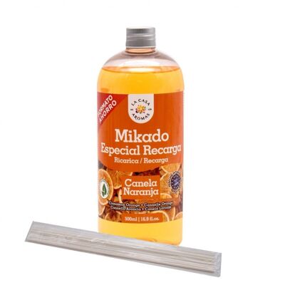 Mikado Reposición Canela Naranja (500ml)