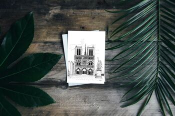 Pack 10 Cartes Postales N&B Notre Dame 5