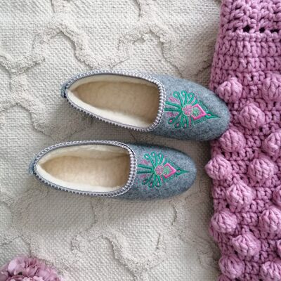 Chaussons ballerines folkloriques