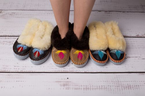 Lucky Dip Sheepskin Moccasins