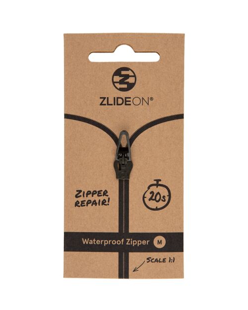 Waterproof Zipper M - Black