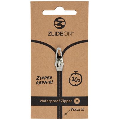 Waterproof Zipper M - Silver