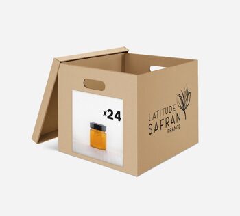 Caisse de Bocaux de 24 Gelée de Safran - 120 g 1