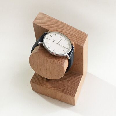 Georges the watch stand and wooden bracelet