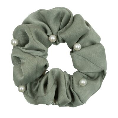 Twill vævet scrunchie i gammelrosa