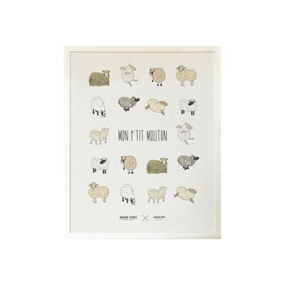 MON P'TIT MOUTON POSTER - FRENCH LEATHER 🇫🇷