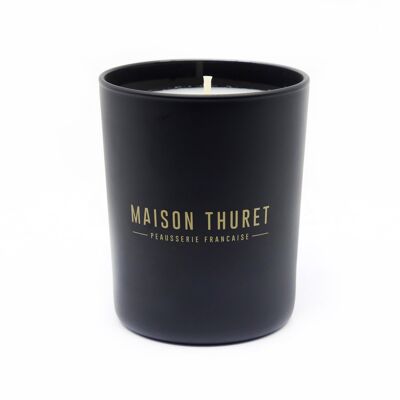 MATT BLACK GLASS CANDLE - FRENCH MADE 🇫🇷