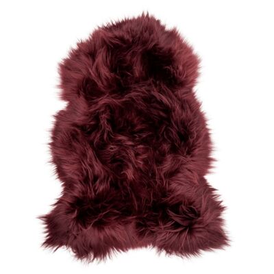 BURGUNDY SHEEPSKIN - FRENCH LEATHER 🇫🇷