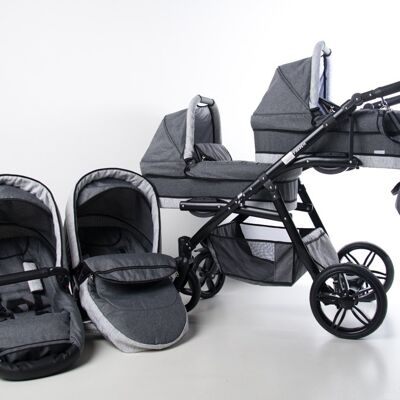 P’tit Chou ”Angels” twin 2 in 1 stroller